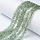 196* Faceted Beads Green Shine 4x3mm, 120 pieces