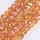 181* Faceted Beads Orange Shine 8x6mm, 65 pieces