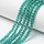 174* Faceted Beads Clear Sea Green 4x3mm, 120 pieces