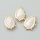 Natural Moonstone Gemstone Charm 22.5x14x5.5mm