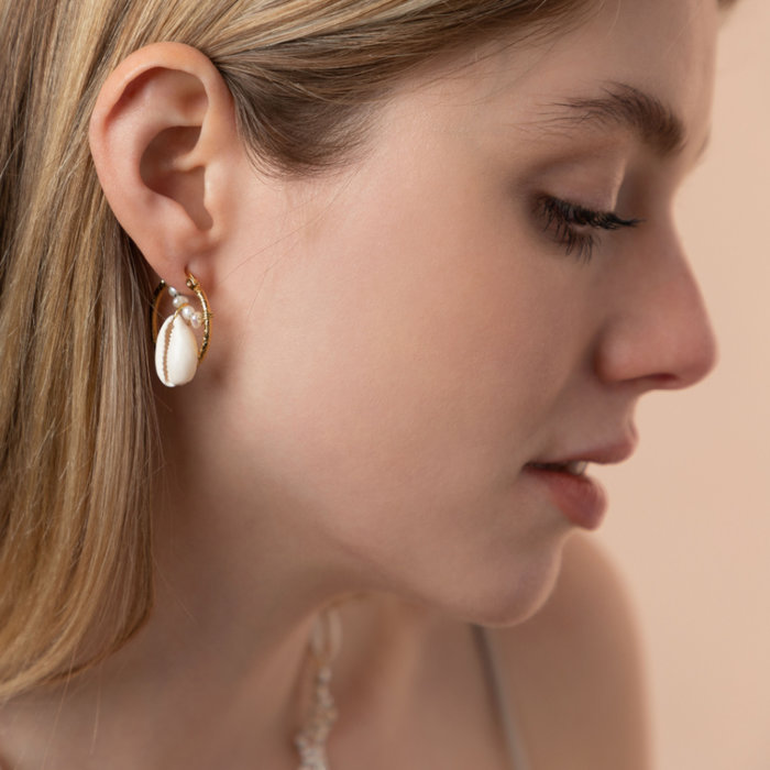 Freshwater Pearls with Shells Set Inspi438