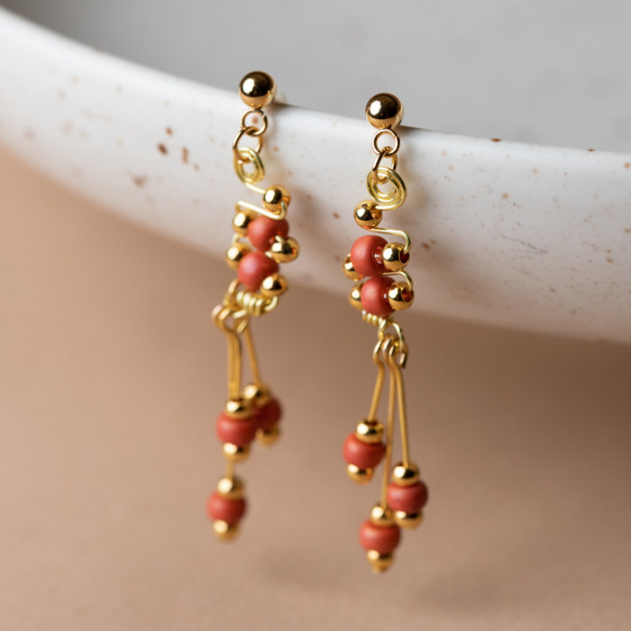 Miyuki Rocailles 4mm 6/0 Opaque Glazed Frosted Rainbow Cardinal, 10 gram