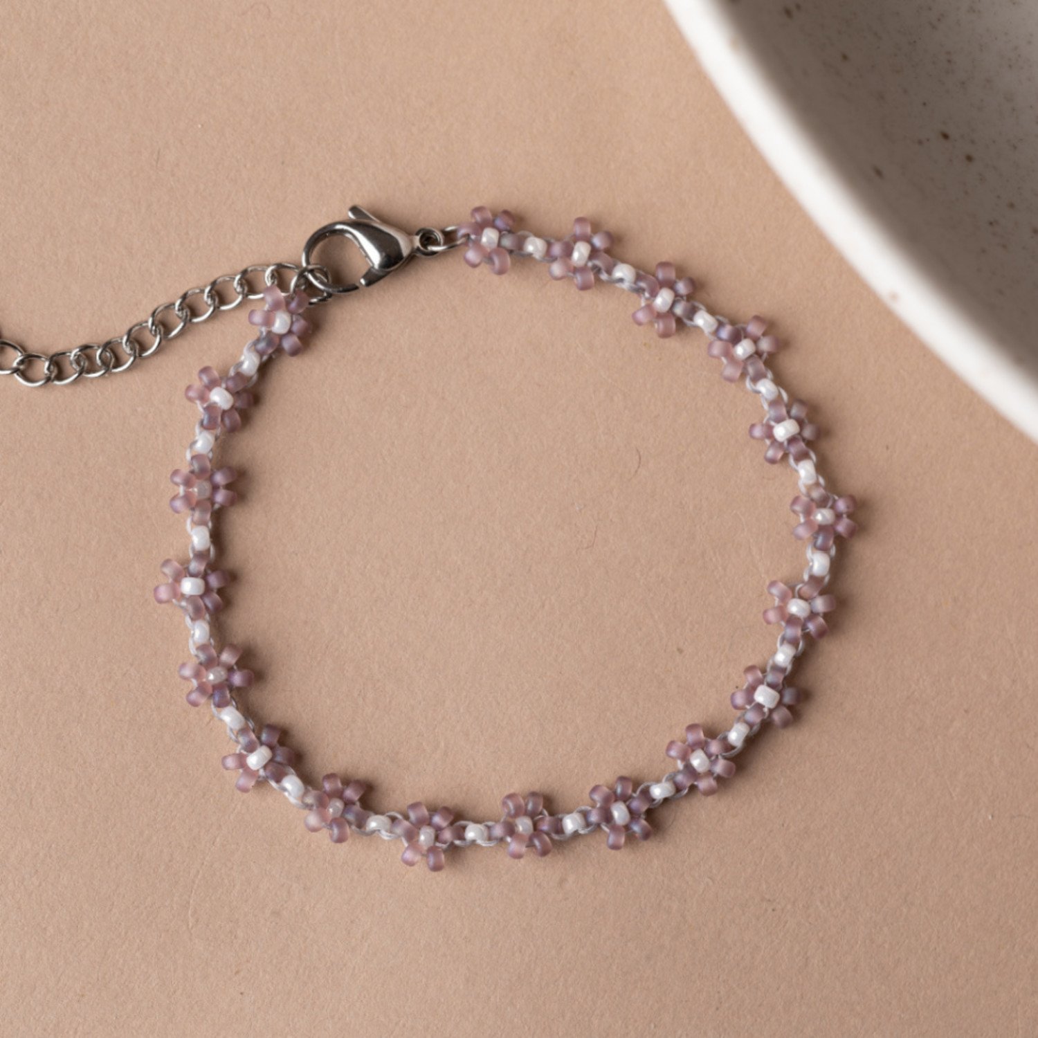 DIY Macrame Flower Bracelet with Beads  Jewelry  WonderHowTo