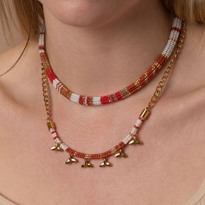 6 pieces Stainless Steel Endcap Gold Plated 11x7mm fits 6mm Cord - A07