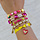 Bracelets with Smileys and Polymer Clay Beads Inspi472