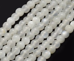 Natural Moonstone Gemstone Beads 6mm, strand 60 pieces