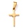 5340 Stainless Steel Charm Cross Golden 20x11mm