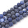 Natural Grade A Frosted Sodalite Gemstone Beads 8mm, strand 40 pieces