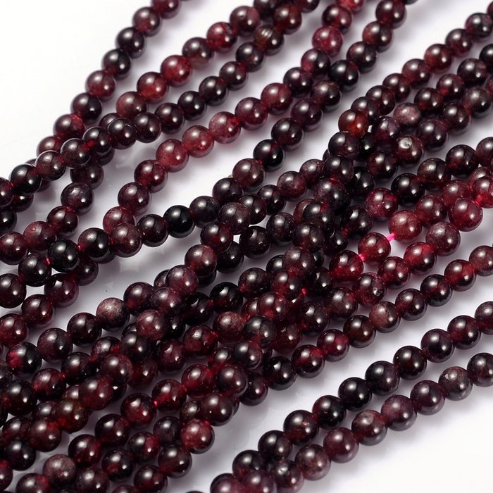 Natural Garnet Gemstone Beads 3~4mm, strand 100 pieces