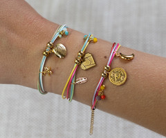 How to Make Waxed Cord Bracelets with Charms