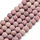 Natural Frosted Rhodonite Gemstone Beads 8mm, strand 40 pieces