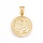 Stainless Steel Charm Elegant Rose Golden 29x25mm