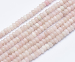 Natural Pink Opal Gemstone Beads 4~4.5x2~3mm, strand 145 pieces