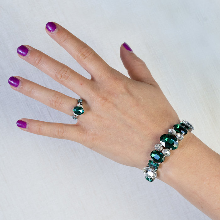 Ring Maken met Glas Tussenzetsel en Miyuki Rocailles Inspi475