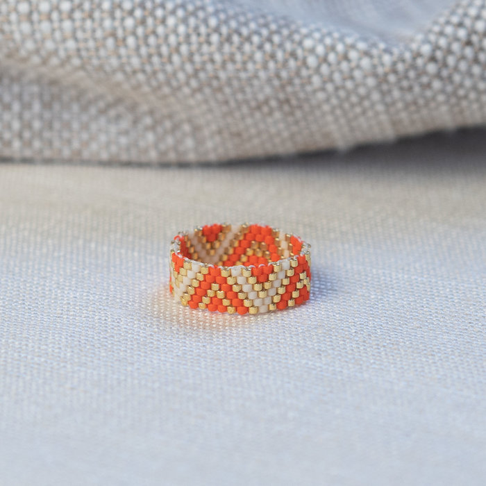 Making a ring with Miyuki Beads (peyote stitch) Inspi 476
