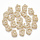 Initial Charm with Cubic Zirconia 10x9mm Letter G