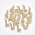Initial Charm with Cubic Zirconia 10x9mm Letter L