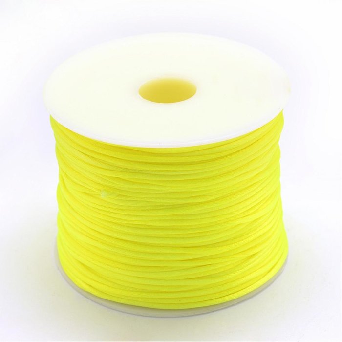 5 meter Satincord 1mm Yellow
