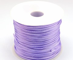 5 meter Satijnkoord 1mm Lila