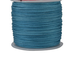 5 meter Macramedraad 0.8mm Staal Blauw