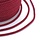 Colored Cord 3mm for Jewelry Making Wine Red, 2 meter