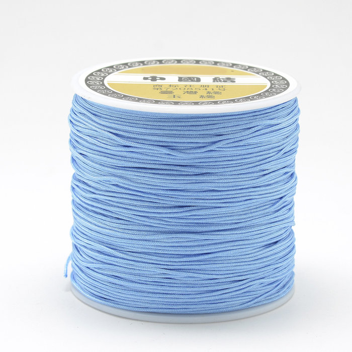 5 meter Macrame Cord 0.8mm Sky Blue