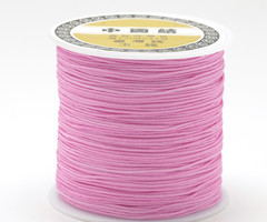 5 meter Macramedraad 0.8mm Licht Roze