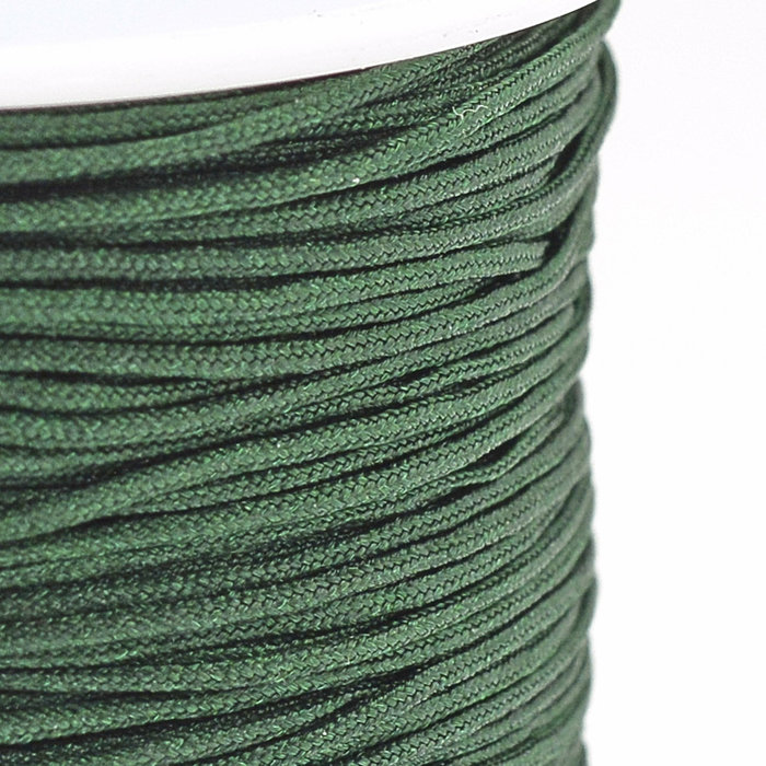 5 meter Macrame Cord 0.8mm Dark Green