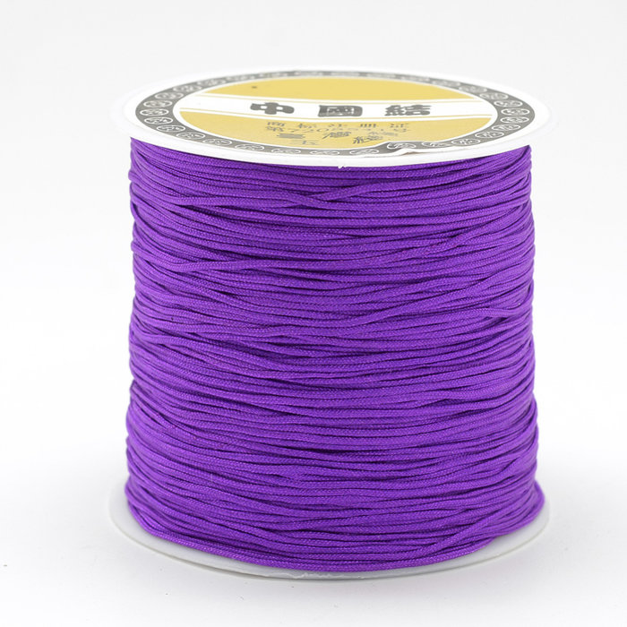 5 meter Macramedraad 0.8mm Paars