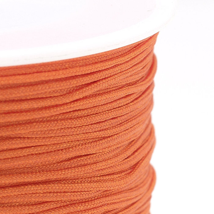 5 meter Macramedraad 0.8mm Oranje