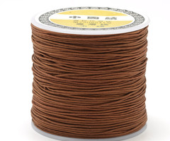 5 meter Macramedraad 0.8mm Bruin