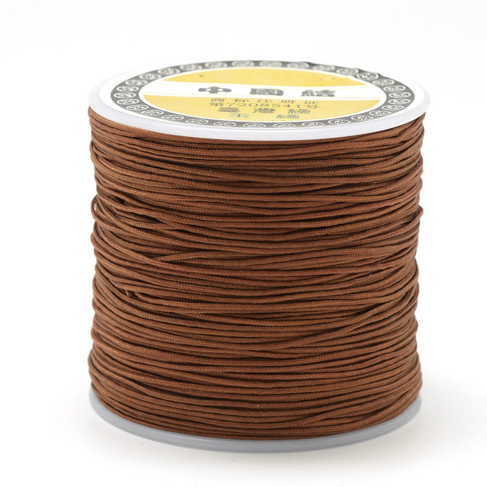 5 meter Macrame Cord 0.8mm Brown