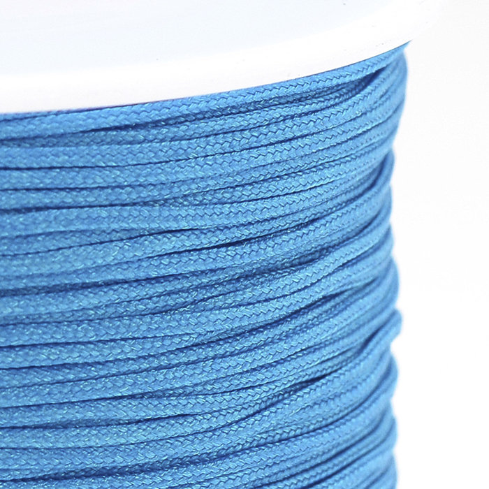 5 meter Macramedraad 0.8mm Blauw