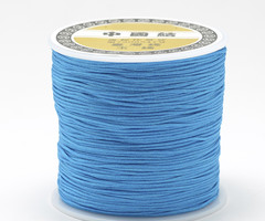 5 meter Macramedraad 0.8mm Blauw