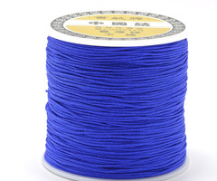 5 meter Macramedraad 0.8mm Kobalt Blauw