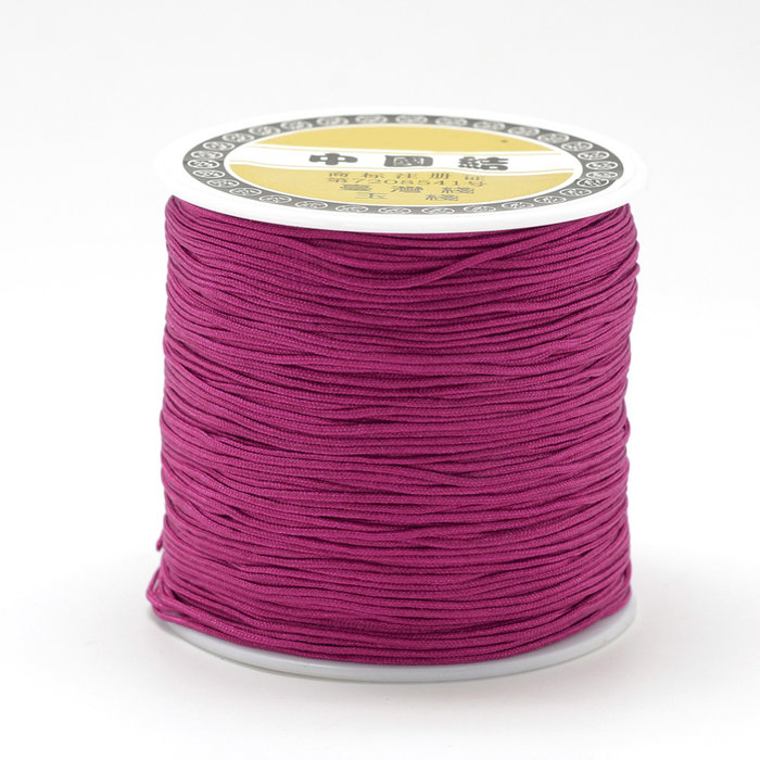 5 meter Macrame Cord 0.8mm Fuchsia Pink