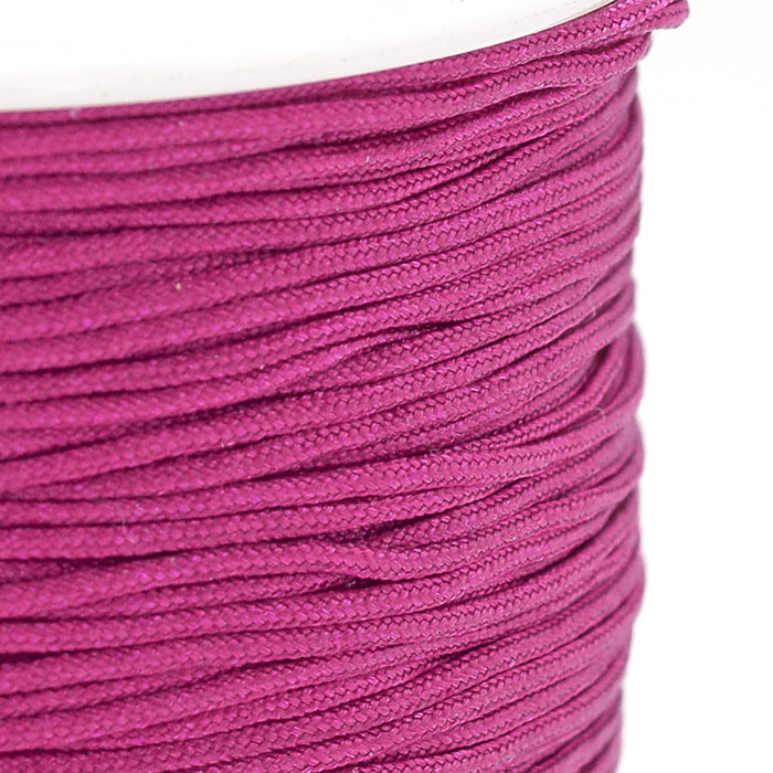 5 meter Macramedraad 0.8mm Fuchsia Roze