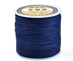 5 meter Macramedraad 0.8mm Donker Blauw