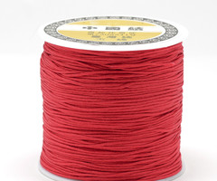 5 meter Macramedraad 0.8mm Rood