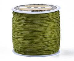 5 meter Macramedraad 0.8mm Olijf Groen
