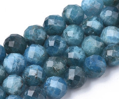 Natural Apatite Gemstone Faceted Beads 7.5~8x8mm, strand 20 pieces