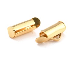 8 stuks Stainless Steel Eindkapje voor Weefarmbandjes 13x6mm