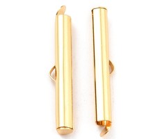 8 stuks Stainless Steel Eindkapje voor Weefarmbandjes 30x5mm