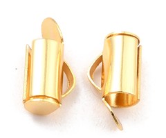 8 pieces Stainless Steel End Cap for Loombracelets 10.5x5.5mm