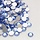 Flatback Rhinestones Light Sapphire 4.6~4.8mm, 60 pieces