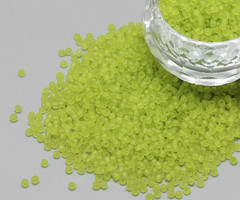 7 gram Rocailles 2mm Frosted Licht Groen