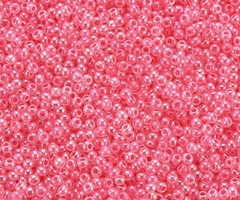 7 gram Rocailles 2mm Flamingo Roze Shine