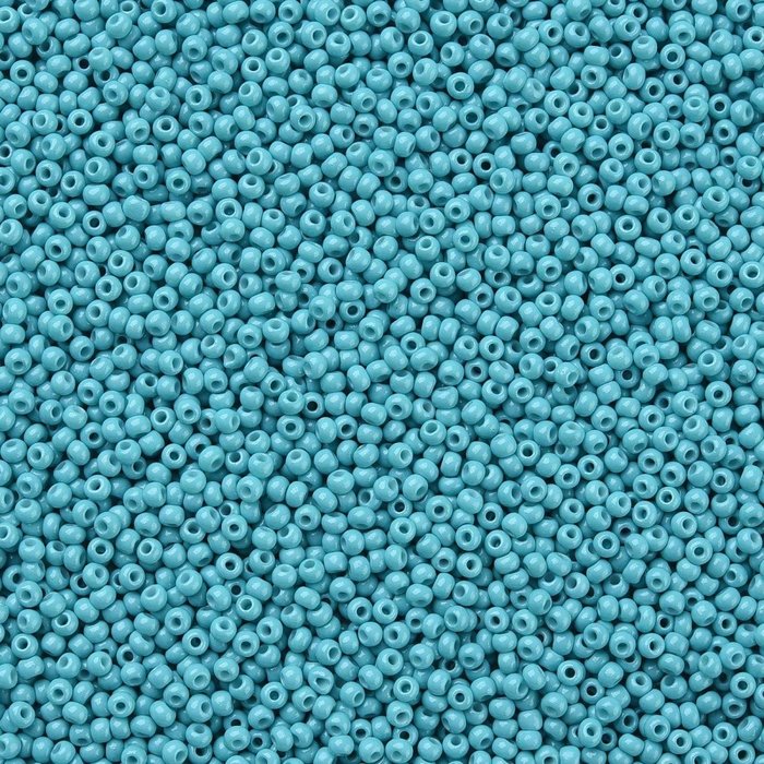 7 gram Rocailles 2mm Aqua Blauw