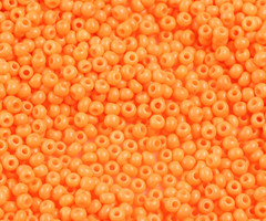 7 gram Seed Beads 2mm Light Orange