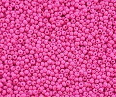 7 gram Seed Beads 2mm Hot Pink